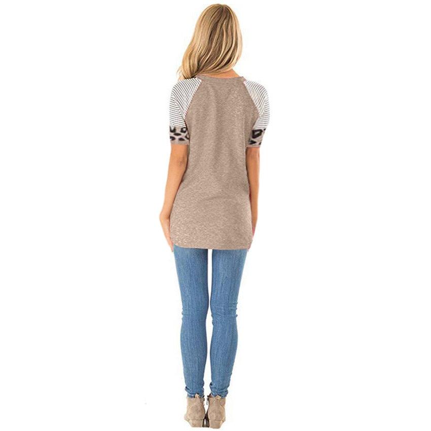 Gorgeous Women T-shirt - Summer Slim Short Sleeve T Shirt - Women Casual Tops -Female Vintage Streetwear (3U19)