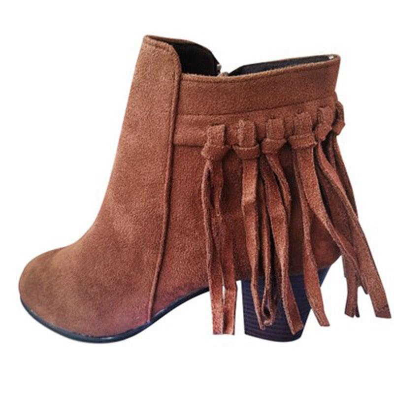 Amazing Women's Ankle Boots - Zip High Heels Autumn Winter Pumps (3U38)(3U107)(3U36)