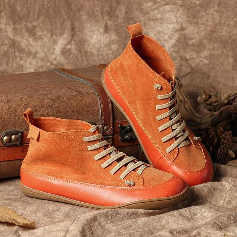 Vintage Ankle Boots - Short Boots (2U38)(2U107)(2U41)(2U12)
