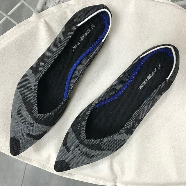 Trending Women Flat Shoes - Loafers Casual Ladies Pointed Toe Shoes (FS)(SH1)(CD)