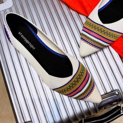 Trending Women Flat Shoes - Loafers Casual Ladies Pointed Toe Shoes (FS)(SH1)(CD)