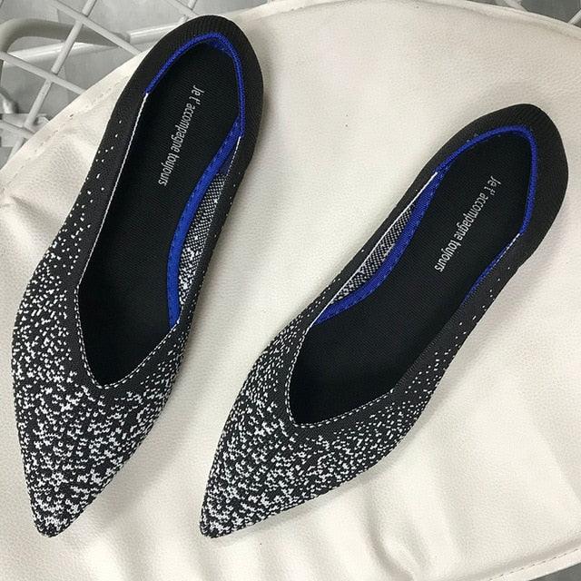 Trending Women Flat Shoes - Loafers Casual Ladies Pointed Toe Shoes (FS)(SH1)(CD)