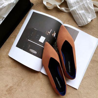 Trending Women Flat Shoes - Loafers Casual Ladies Pointed Toe Shoes (FS)(SH1)(CD)