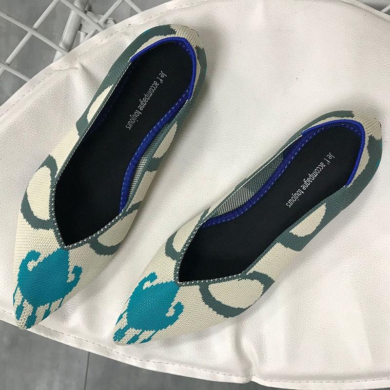 Trending Women Flat Shoes - Loafers Casual Ladies Pointed Toe Shoes (FS)(SH1)(CD)