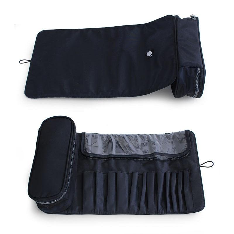 Women's Cosmetic Brush Bag - Travel Organizer Makeup Brushes - Pouch Multifunction Make Up Brushes Protector (D79)(LT5)