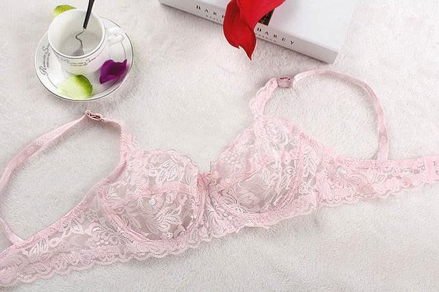 Women's Lace Underwire - Push Up Bra - Sexy Underwear Bras - Women Bralettes Lingerie (6Z2)