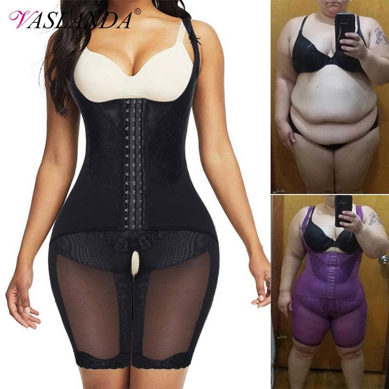 Gorgeous Women's Waist Trainer Shapewear Bodysuit - Postparto Recovery Full Body Shaper Tummy Control Slimming Fajas Colombianas (FHW1)