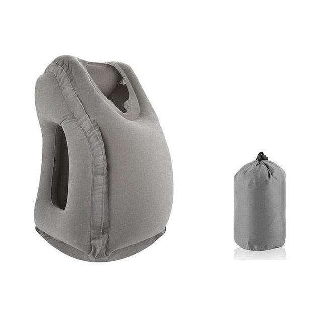 Inflatable Travel Pillow Air Soft Cushion - Trip Portable Innovative Products Body Back Support - Portable Blow Neck Pillow (D79)(6LT1)