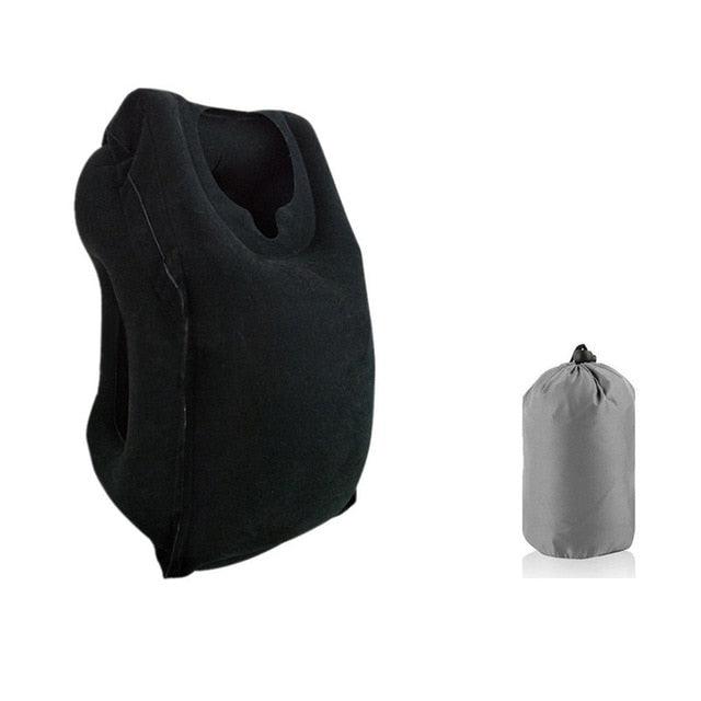Inflatable Travel Pillow Air Soft Cushion - Trip Portable Innovative Products Body Back Support - Portable Blow Neck Pillow (D79)(6LT1)