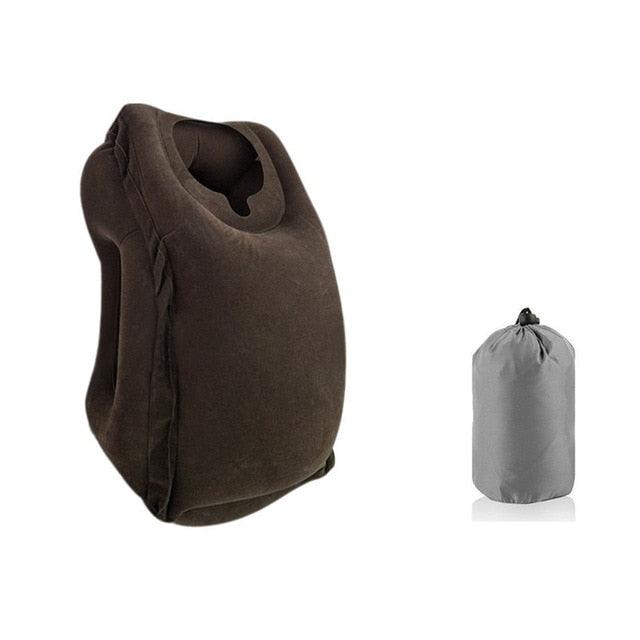 Inflatable Travel Pillow Air Soft Cushion - Trip Portable Innovative Products Body Back Support - Portable Blow Neck Pillow (D79)(6LT1)