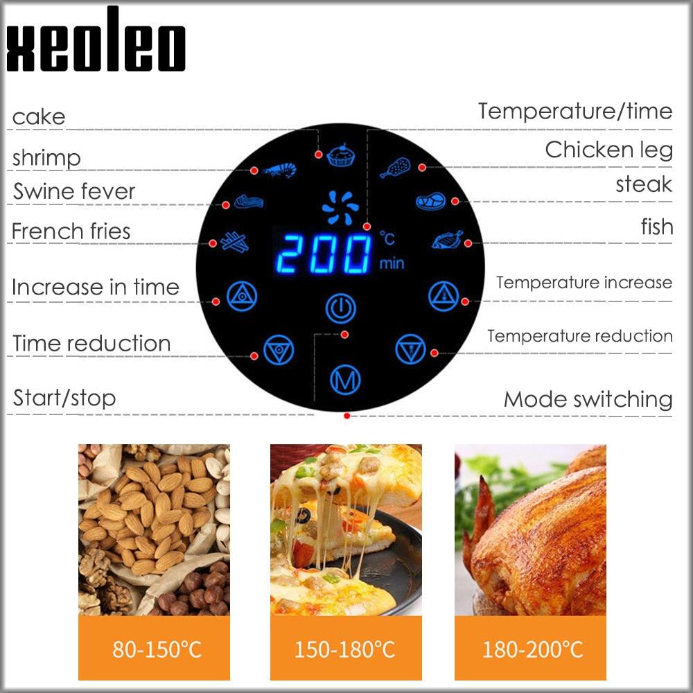 Great 5.5L Electric frier Air fryer - French fries fryer - Intelligent Deep fryer - Automatic Oil free Air - frying machine 1500W 220V (H3)(1U59)
