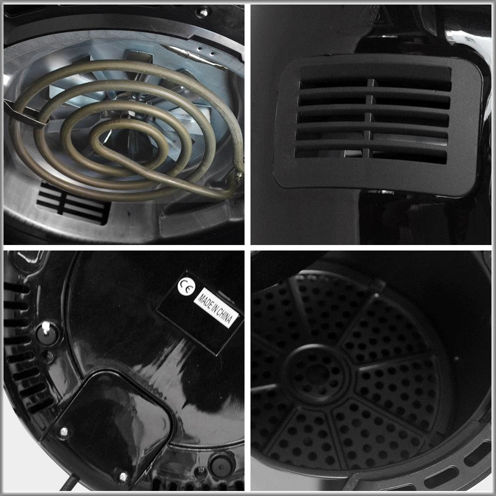 Air fryer - Electric frier 4.8L Automatic Deep fryer oil free Air frying machine - Deep fat fryer (H3)(1U59)