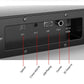 40W Soundbar - TV Home Theater With Subwoofer Remote Control System (HA5)(1U57)
