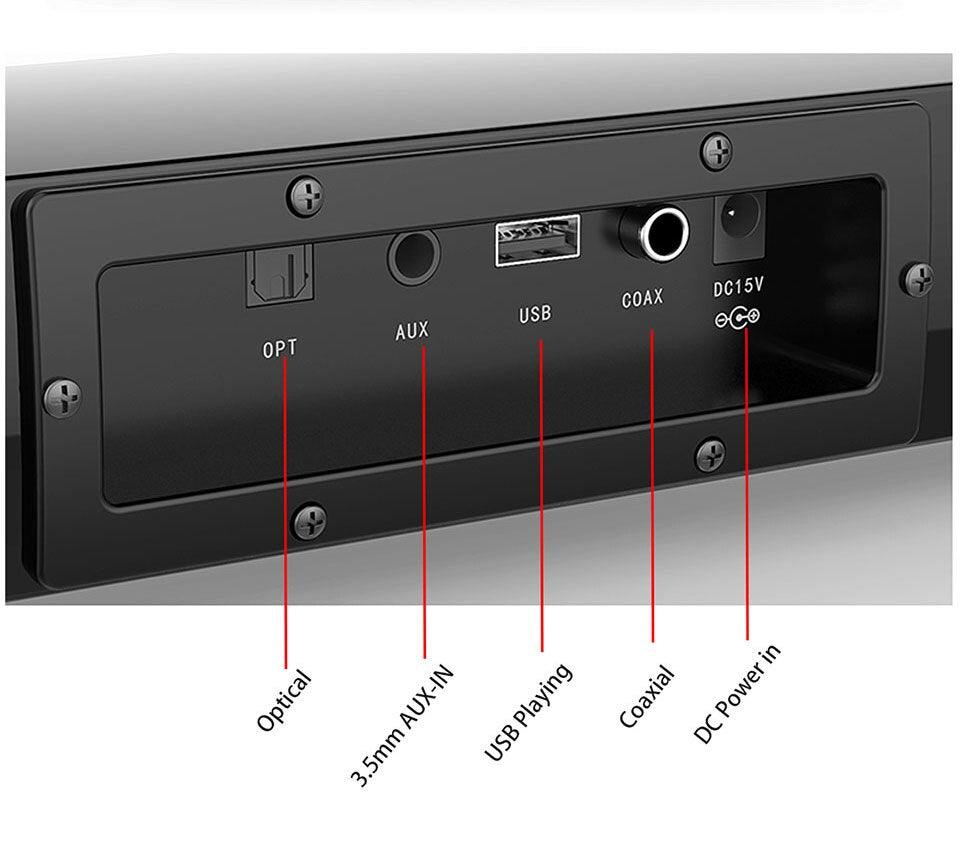 40W Soundbar - TV Home Theater With Subwoofer Remote Control System (HA5)(1U57)
