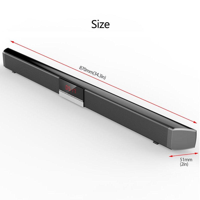 Great Soundbar TV Home Theater - SR100 Bluetooth Speaker 2.0 Channel Wireless Audio (HA5)(1U57)