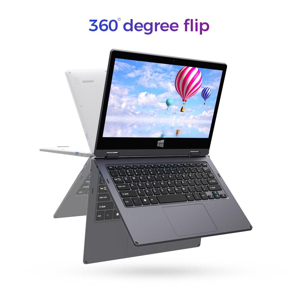 Great 11.6 inch Laptop PhilBook Pro 2 in 1 Tablet Window 10 128GB SSD Mini Pc 2K IPS Ultrabook PC Notebook 360 degree flip (TL1)(1U51)