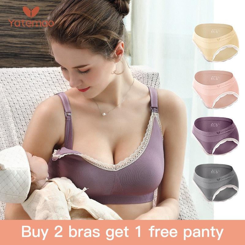 Fashion Breastfeeding Bra - Pregnancy Maternity Nursing Feeding Bra (D6)(3Z2)