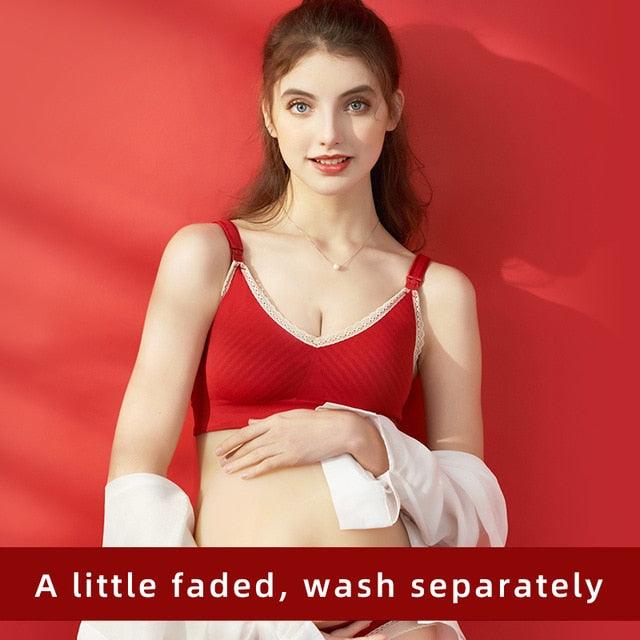 Fashion Breastfeeding Bra - Pregnancy Maternity Nursing Feeding Bra (D6)(3Z2)