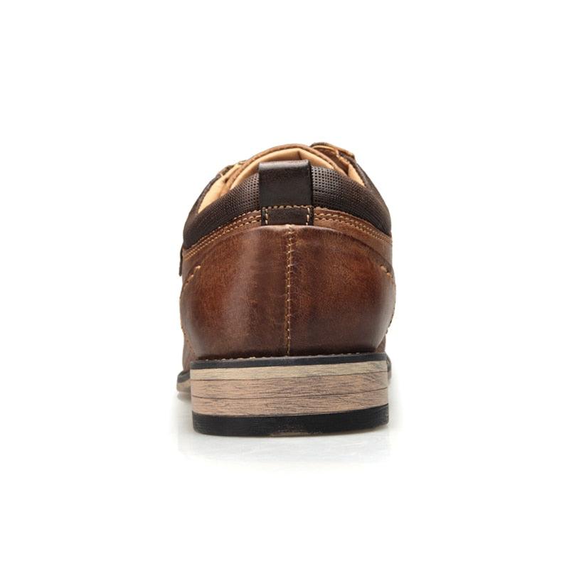 Business Genuine Leather Men Lace-up casual Shoes (MSF2)(F14)