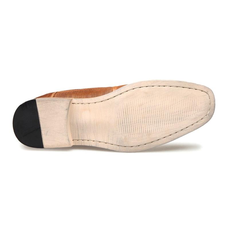 Business Genuine Leather Men Lace-up casual Shoes (MSF2)(F14)