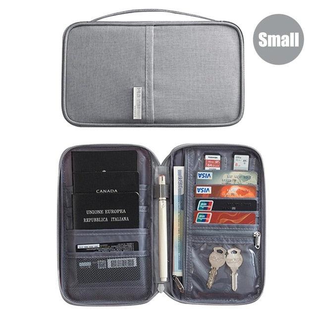 Multifunctional Credit Card Wallet Waterproof Travel Passport Wallet Portable Holder (1U79)