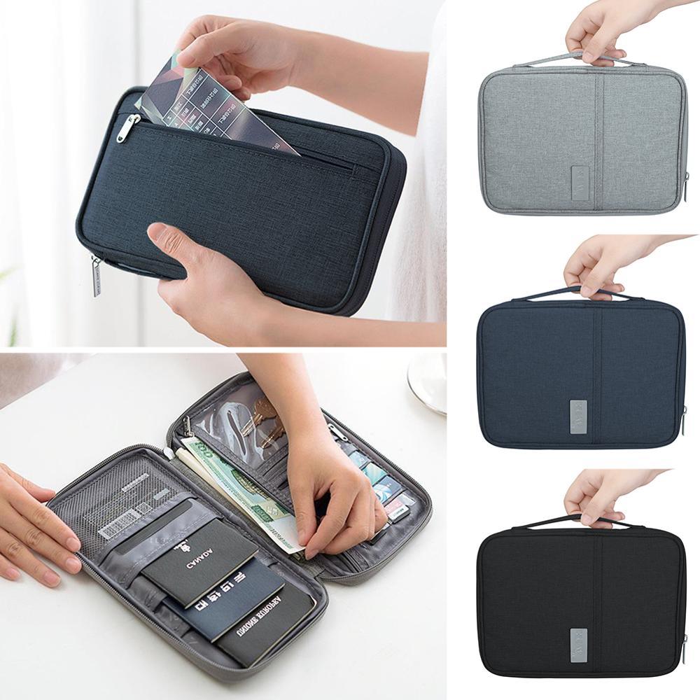 Multifunctional Credit Card Wallet Waterproof Travel Passport Wallet Portable Holder (1U79)