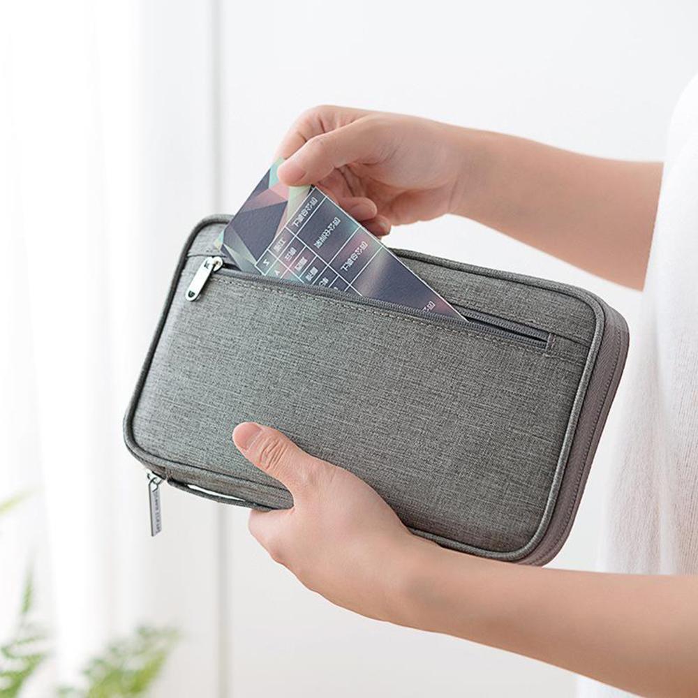 Multifunctional Credit Card Wallet Waterproof Travel Passport Wallet Portable Holder (1U79)