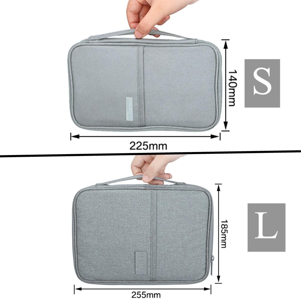Multifunctional Credit Card Wallet Waterproof Travel Passport Wallet Portable Holder (1U79)