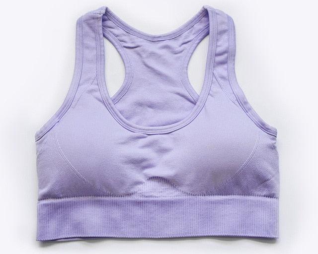Cut Girls Seamless Women Gym Set - Sportswear 2 Piece Exercise Leggings Padded + Sports Bras - Women Sports Suits (D24)(BAP)(TBL)
