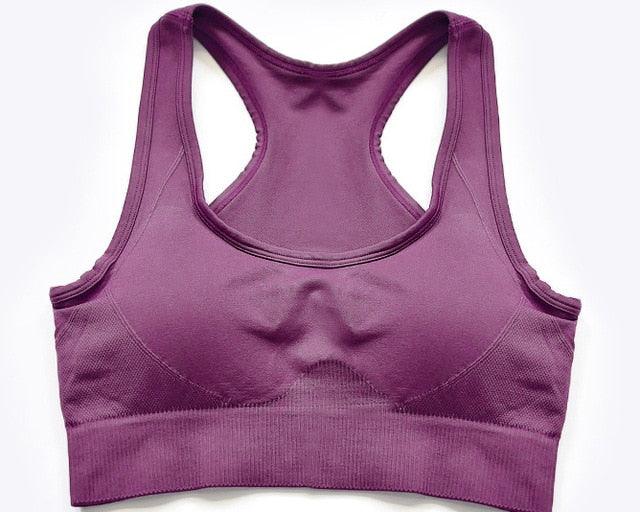 Cut Girls Seamless Women Gym Set - Sportswear 2 Piece Exercise Leggings Padded + Sports Bras - Women Sports Suits (D24)(BAP)(TBL)