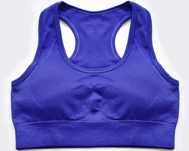 Cut Girls Seamless Women Gym Set - Sportswear 2 Piece Exercise Leggings Padded + Sports Bras - Women Sports Suits (D24)(BAP)(TBL)