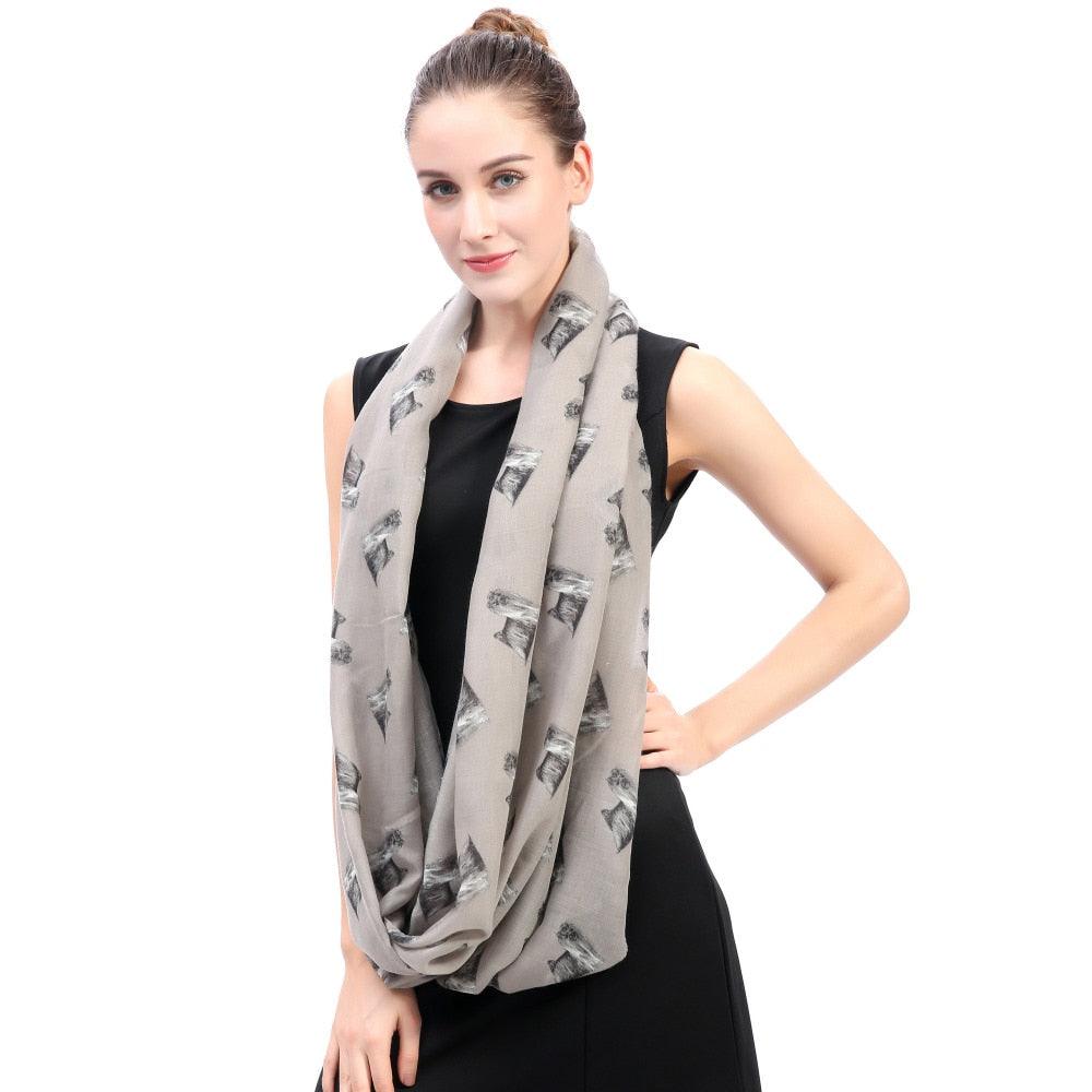 Print Women's Infinity Loop Scarf - Snood Soft Lightweight (1U87)