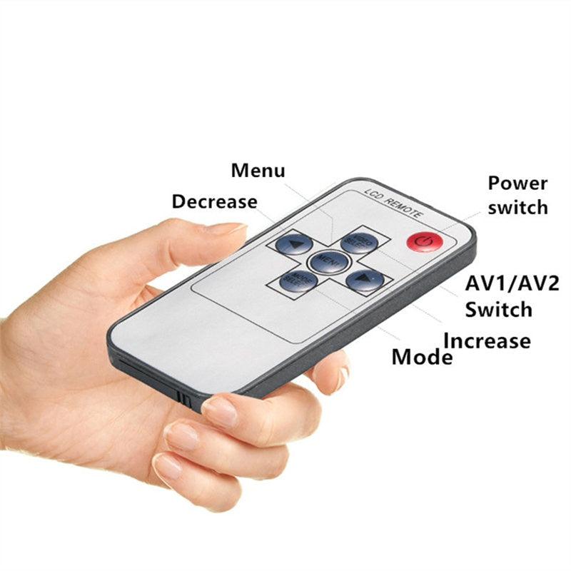 18LED IR Night Vision IP68 Waterproof Reverse Rear Camera + 7" Car LCD Monitor Parking System (CT3)(1U60)