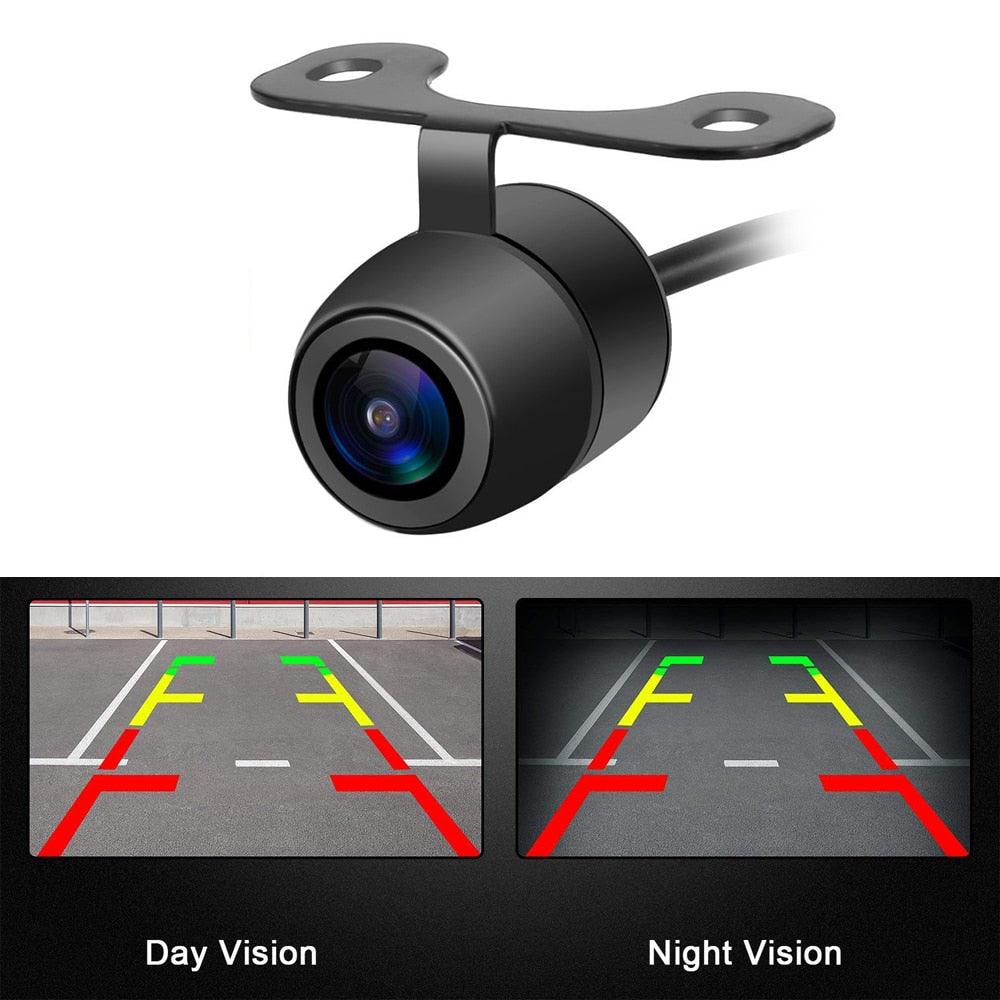 Great 5'' Monitor Kit Car Waterproof License Plate Front/Side/Rear View Camera 8 Auto LED Night Vision (CT3)(1U60)