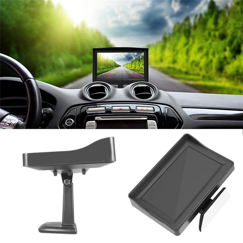 Auto LED Backup Rear View Camera Night Vision Kit with 4.3" TFT LCD Car Monitor Screen Parking Assistance System DC 12V (D60)(CT3)