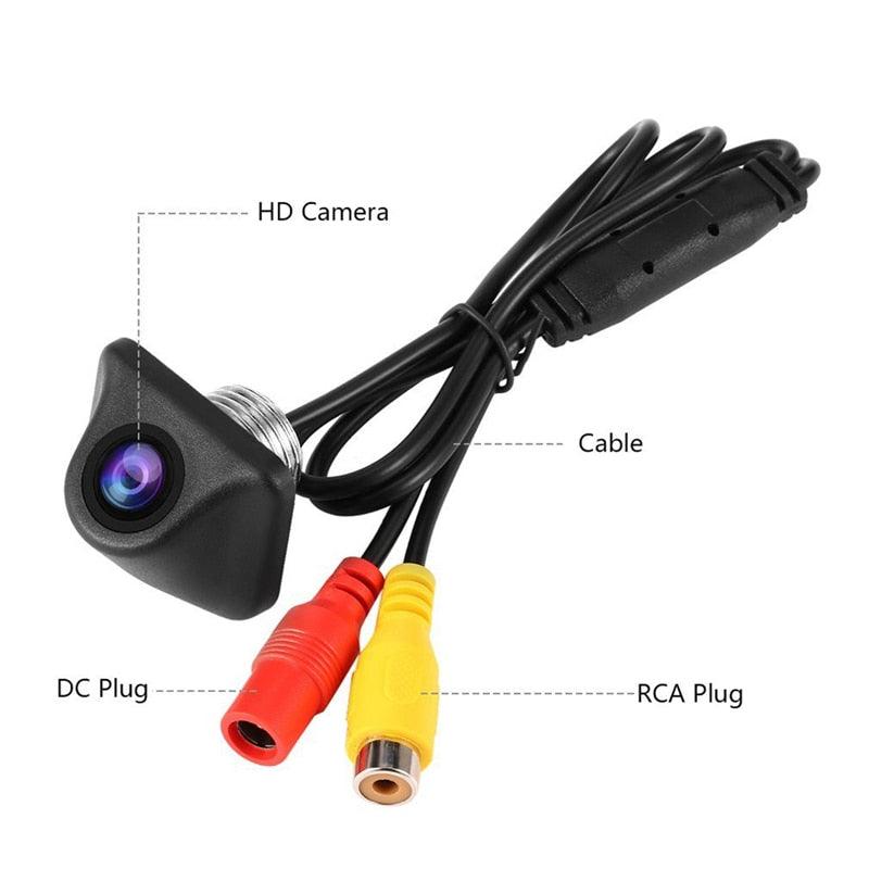 Car Front Side Rear View Reverse/Forward Camera Waterproof HD Distance Scale Lines for Auto Parking Sensor System (CT3)(F60)