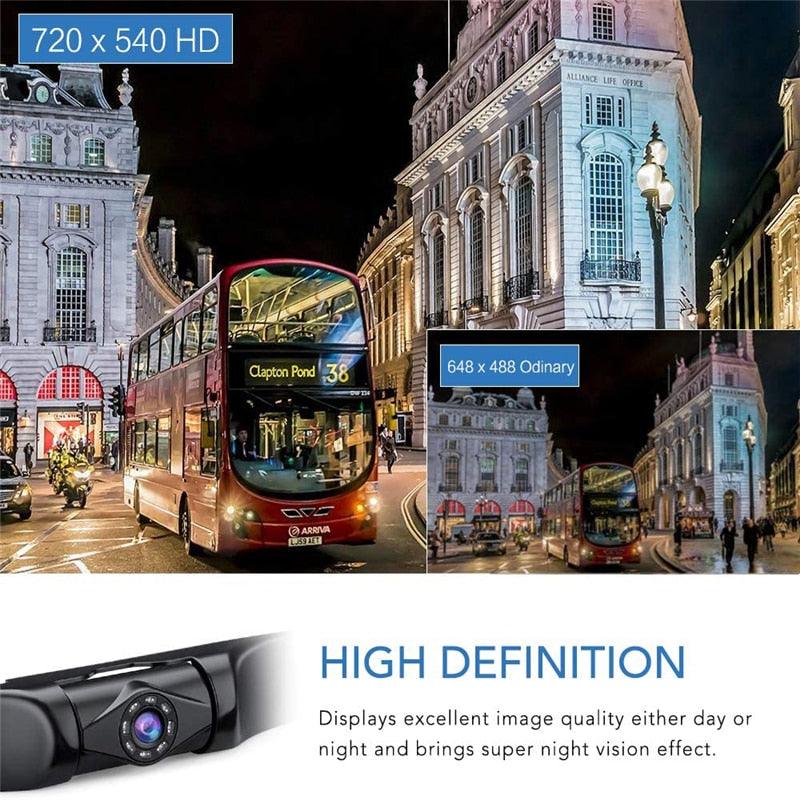HD Car Backup Rear/Front View 170° Wide Angle 8 LED Night Vision (D60)(CT3)