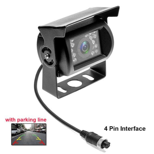 Heavy Duty 4 Pin/RCA Vehicle Rear/Side View Camera Extension Cable For Truck RV Bus Trailer IR Night Vision Waterproof (D60)(CT3)