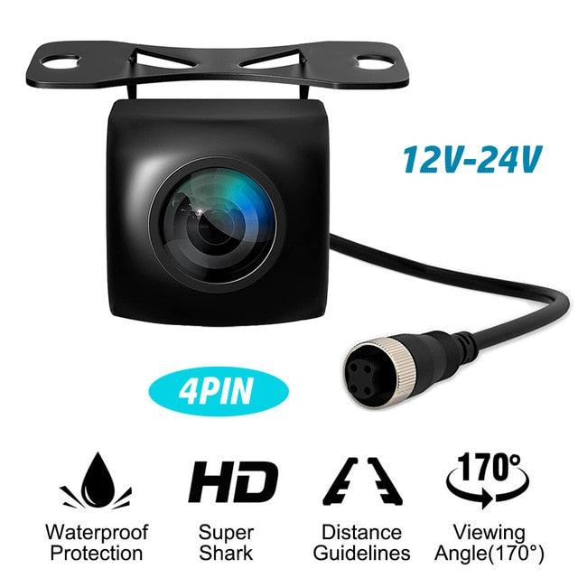 Heavy Duty 4 Pin/RCA Vehicle Rear/Side View Camera Extension Cable For Truck RV Bus Trailer IR Night Vision Waterproof (D60)(CT3)