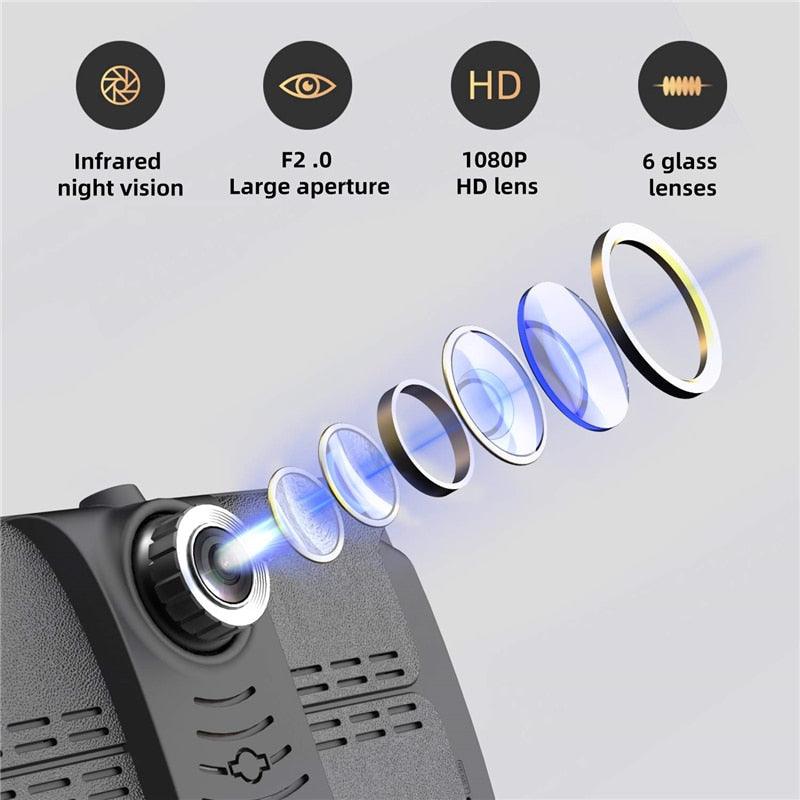 Great 69K Waterproof Night Vision Backup Camera - 7'' FHD 1080P G-Sensor - Loop Recording DVR System (CT3)(CT4)(1U60)