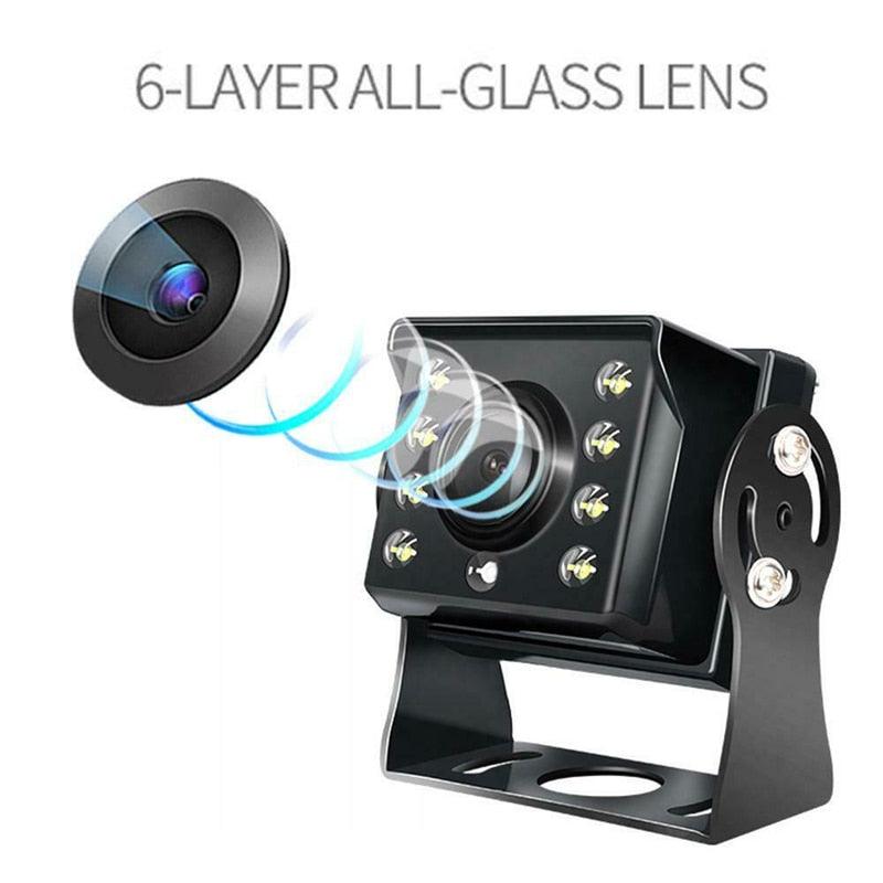 Night Vision LED Lamps HD Camera - Truck Bus Trailer Blind Spot Rear View Car Monitoring Reversing Image IP67 Waterproof (CT3)(F60)