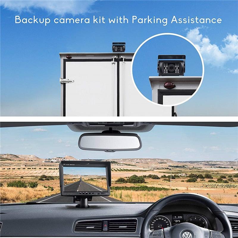 Rear View Night Vision Waterproof Backup Camera and Security AV Connector (CT3)(F60)
