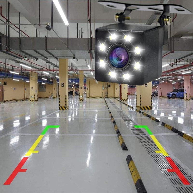 Universal Vehicle Back Up Reverse Camera 170 Degree View Angle 8 Auto LED Lights (CT3)(F60)