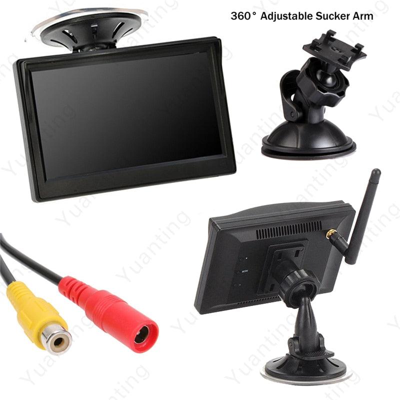 Waterproof Built-in Wireless License Plate Rear View Car Reverse Backup Parking Camera (CT3)(F60)