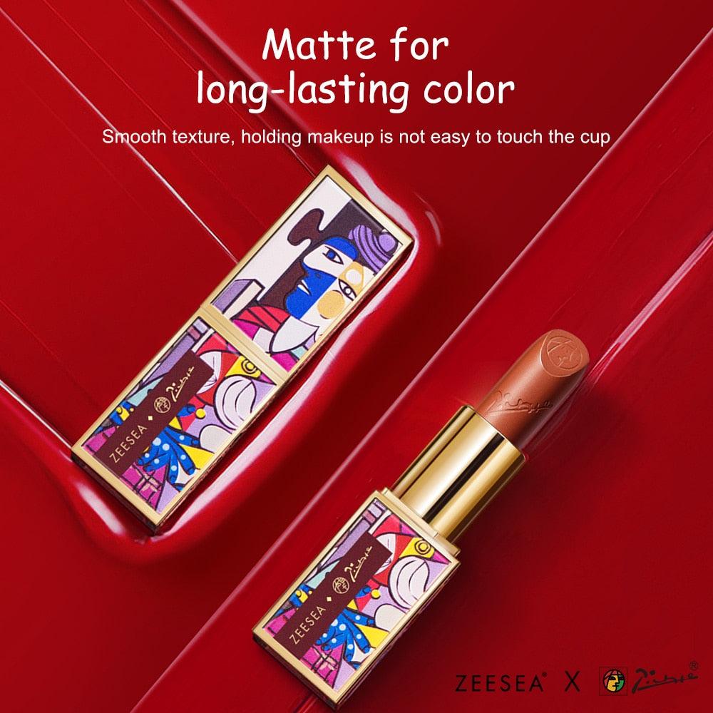 Picasso Lipstick Long Lasting Matt Waterproof Velvet Non-stick Cups Natural Make Up Lip Stick (D86)(M3)(4U86)