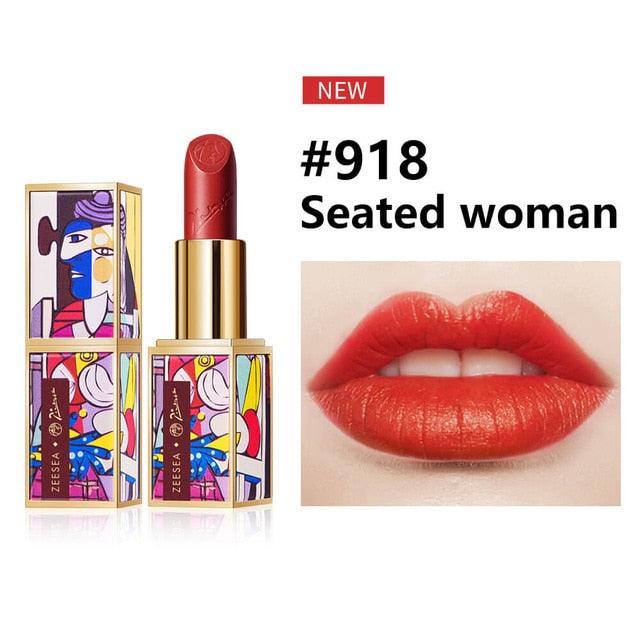 Picasso Lipstick Long Lasting Matt Waterproof Velvet Non-stick Cups Natural Make Up Lip Stick (D86)(M3)(4U86)