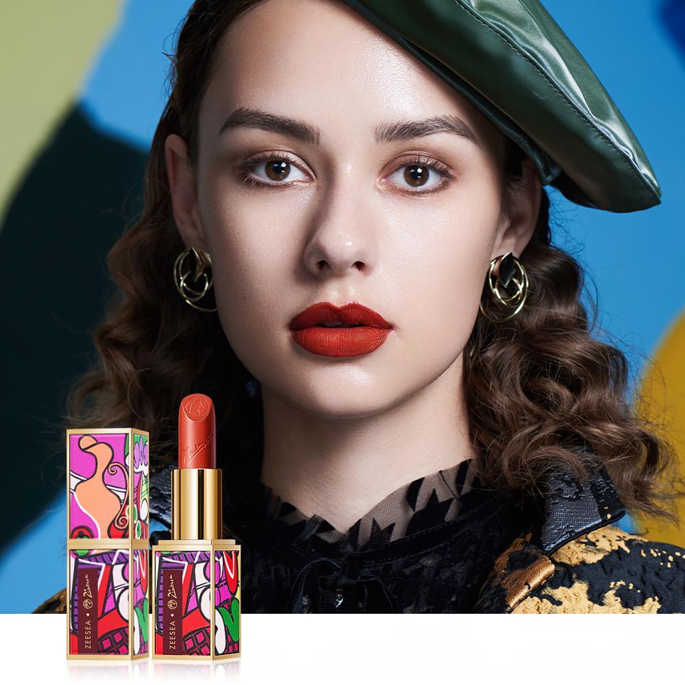 Picasso Lipstick Set Long Lasting Matt Waterproof Velvet Non-Stick Cups Natural Make Up Lip (D86)(M3)(4U86)
