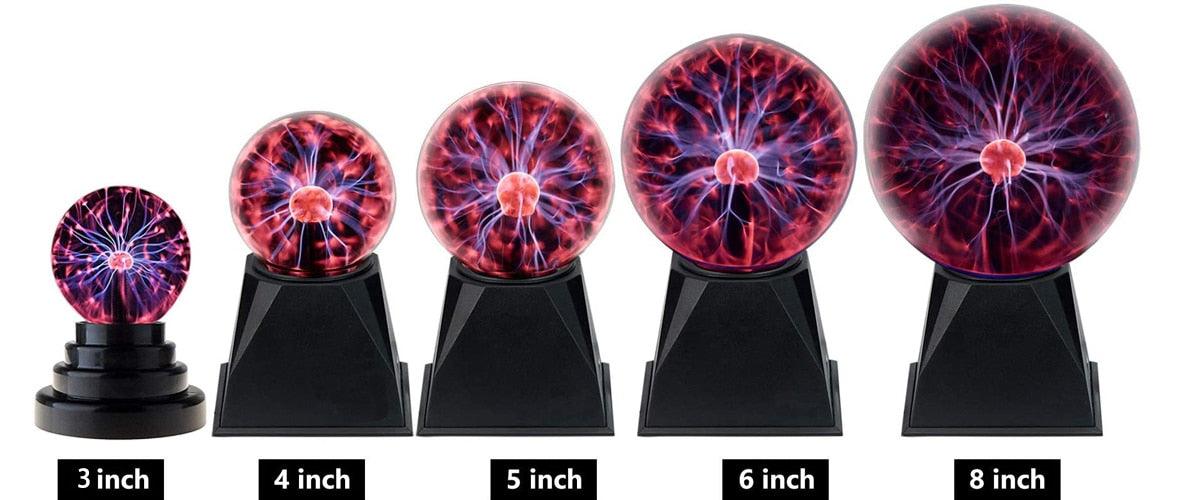 ZK20 Crystal Ball Magic Plasma Ball Light Electric Lamp - Night Light Table Sphere - Christmas (LL4)(F58)