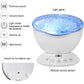 Ocean Wave Projector Colorful Remote Control TF Ceiling Mood Lamp with Built in Speaker Music Player (D58)(LL4)(1U58)