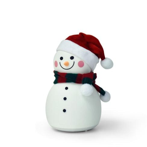 Night Light for Kids Cute Silicone Snowman Light Gift Tap Control afe Baby Lamps (D58)(LL5)(LL4)(1U58)